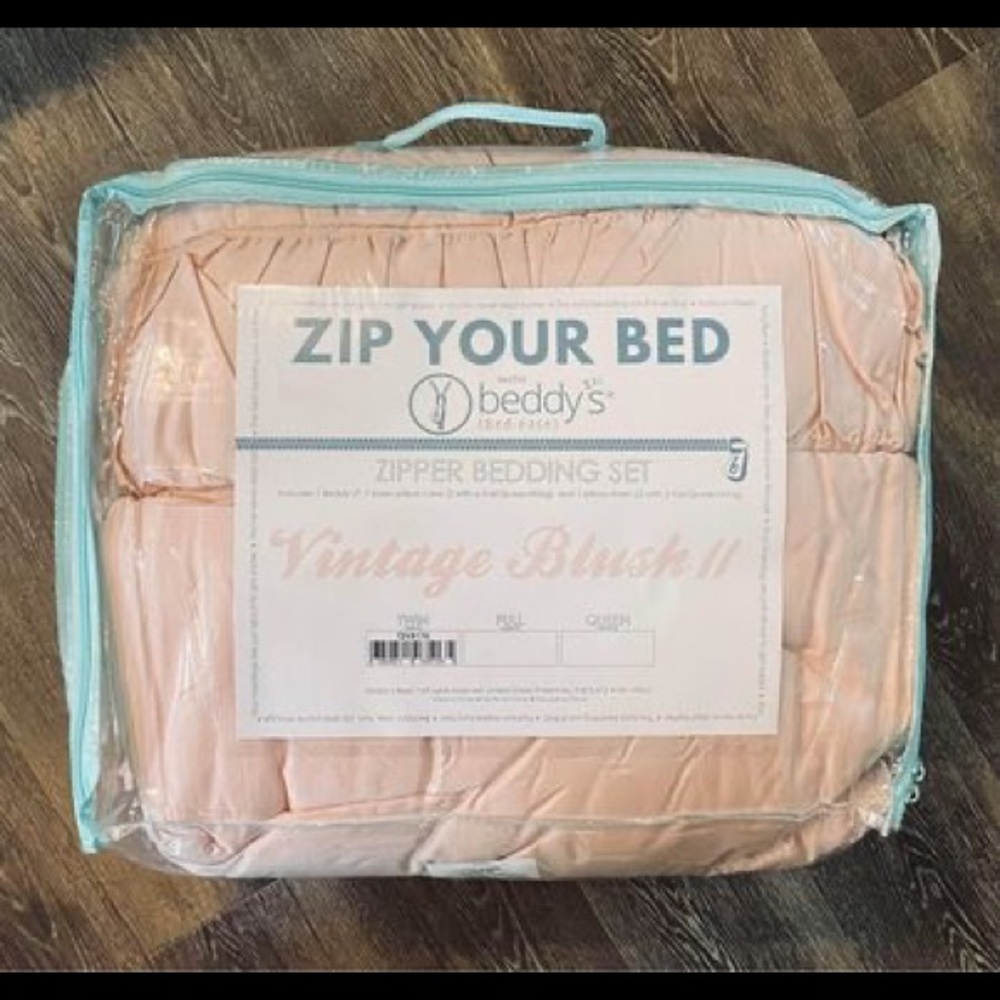 BEDDYS VINTAGE BLUSH Twin, Minky